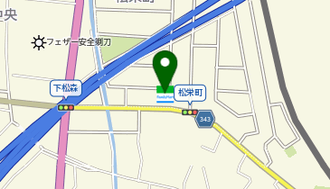 ゆうちょ銀行 名古屋支店 ファミリーマート美濃松栄町店内出張所(ATM)の地図画像