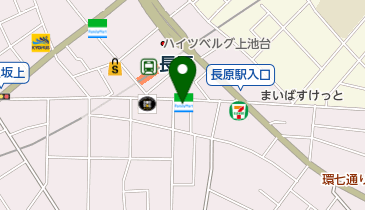 ゆうちょ銀行 本店 ファミリーマート大田長原店内出張所(ATM)の地図画像