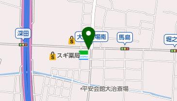 ゆうちょ銀行 名古屋支店 ファミリーマート大治役場南店内出張所(ATM)の地図画像