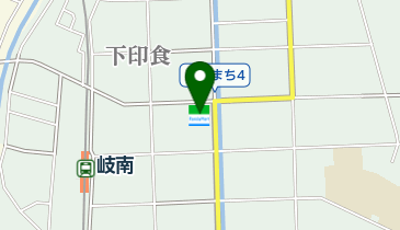 ゆうちょ銀行 名古屋支店 ファミリーマート岐南町下印食店内出張所(ATM)の地図画像