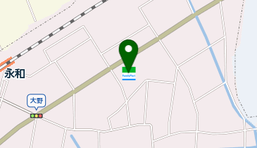 ゆうちょ銀行 名古屋支店 ファミリーマート愛西大野町店内出張所(ATM)の地図画像