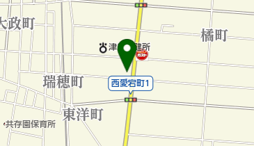 ゆうちょ銀行 名古屋支店 ファミリーマート津島橘町店内出張所(ATM)の地図画像