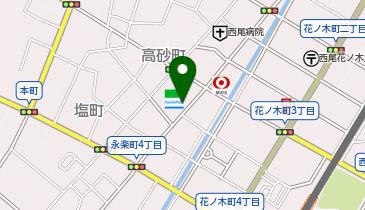 ゆうちょ銀行 名古屋支店 ファミリーマート西尾永楽町店内出張所(ATM)の地図画像