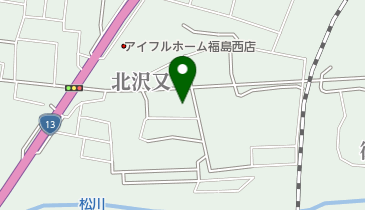 ゆうちょ銀行 仙台支店 ファミリーマート福島御山店内出張所(ATM)の地図画像