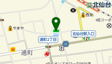 ゆうちょ銀行 仙台支店 ファミリーマート仙台堤通店内出張所(ATM)の地図画像