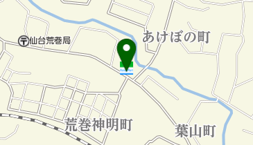 ゆうちょ銀行 仙台支店 ファミリーマート仙台荒巻神明店内出張所(ATM)の地図画像