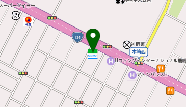 ゆうちょ銀行 さいたま支店 ファミリーマート神栖中央公園前店内出張所(ATM)の地図画像