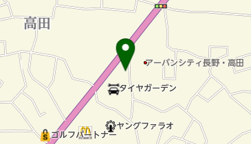 ゆうちょ銀行 長野支店 ファミリーマート長野上高田店内出張所(ATM)の地図画像