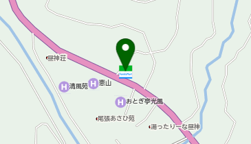 ゆうちょ銀行 長野支店 ファミリーマート信州昼神店内出張所(ATM)の地図画像