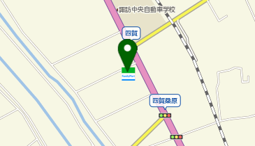 ゆうちょ銀行 長野支店 ファミリーマート諏訪四賀店内出張所(ATM)の地図画像