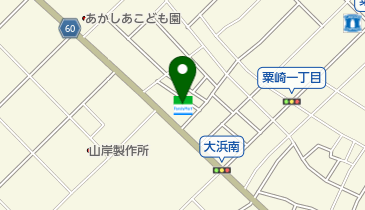 ゆうちょ銀行 金沢支店 ファミリーマート金沢粟崎店内出張所(ATM)の地図画像