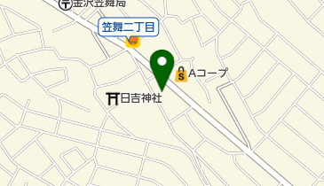 ゆうちょ銀行 金沢支店 ファミリーマート石川屋金沢笠舞店内出張所(ATM)の地図画像