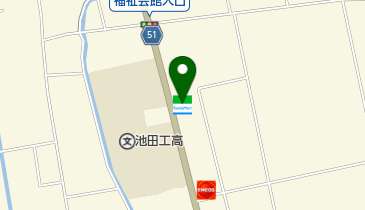 ゆうちょ銀行 長野支店 ファミリーマート北安曇池田店内出張所(ATM)の地図画像