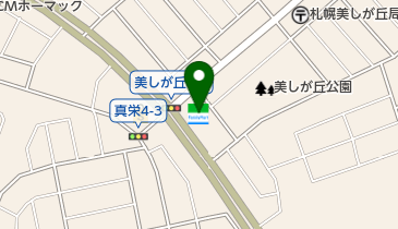 ゆうちょ銀行 札幌支店 ファミリーマート札幌美しが丘3条店内出張所(ATM)の地図画像