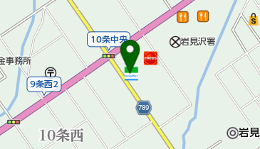 ゆうちょ銀行 札幌支店 ファミリーマート岩見沢10条東店内出張所(ATM)の地図画像