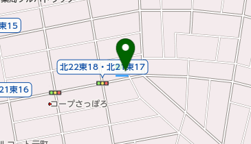 ゆうちょ銀行 札幌支店 ファミリーマート札幌北22条東18丁目店内出張所(ATM)の地図画像