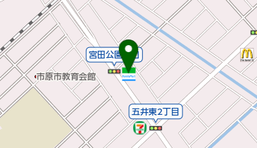 ゆうちょ銀行 さいたま支店 ファミリーマート市原五井東店内出張所(ATM)の地図画像