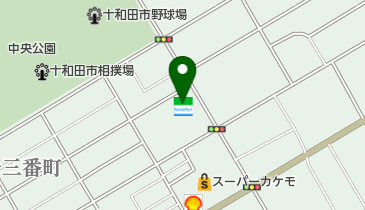 ゆうちょ銀行 仙台支店 ファミリーマート十和田西三番町店内出張所(ATM)の地図画像