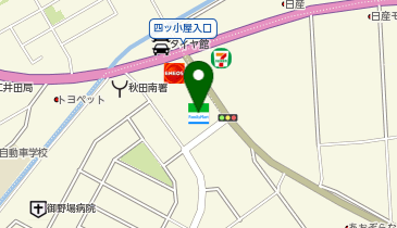 ゆうちょ銀行 仙台支店 ファミリーマート秋田御野場二丁目店内出張所(ATM)の地図画像