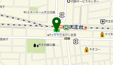 ゆうちょ銀行 さいたま支店 ファミリーマート天王台駅南口店内出張所(ATM)の地図画像