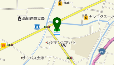 ゆうちょ銀行 松山支店 ファミリーマート高知大津バイパス店内出張所(ATM)の地図画像