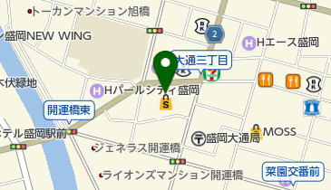 ゆうちょ銀行 仙台支店 ファミリーマート盛岡クロステラス店内出張所(ATM)の地図画像