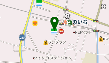 ゆうちょ銀行 松山支店 ファミリーマートのいち駅前店内出張所(ATM)の地図画像