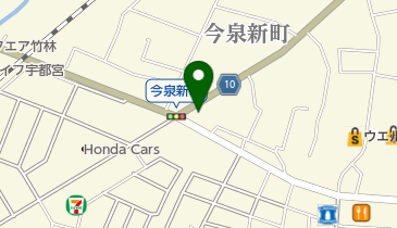 ゆうちょ銀行 さいたま支店 ファミリーマート宇都宮今泉新町店内出張所(ATM)の地図画像