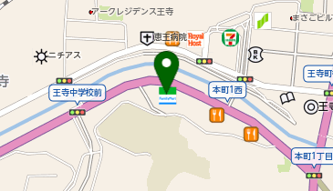 ゆうちょ銀行 大阪支店 ファミリーマート王寺本町一丁目店内出張所(ATM)の地図画像