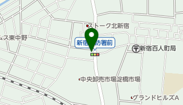 ゆうちょ銀行 本店 ファミリーマート小滝橋通り店内出張所(ATM)の地図画像