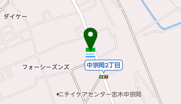 ゆうちょ銀行 さいたま支店 ファミリーマート志木中宗岡店内出張所(ATM)の地図画像