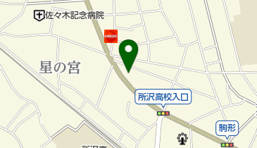 ゆうちょ銀行 さいたま支店 ファミリーマート所沢星の宮店内出張所(ATM)の地図画像