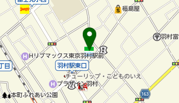 ゆうちょ銀行 本店 ファミリーマート羽村駅前中央通り店内出張所(ATM)の地図画像