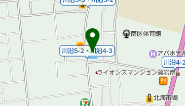 ゆうちょ銀行 札幌支店 ファミリーマート札幌川沿4条店内出張所(ATM)の地図画像