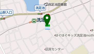 ゆうちょ銀行 本店 ファミリーマート大田洗足池店内出張所(ATM)の地図画像