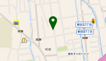 ゆうちょ銀行 さいたま支店 ファミリーマート厚木妻田北店内出張所(ATM)の地図画像