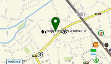 ゆうちょ銀行 本店 ファミリーマート東久留米本町二丁目店内出張所(ATM)の地図画像