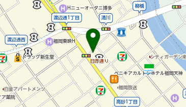 ゆうちょ銀行 熊本支店 ファミリーマート福岡清川一丁目店内出張所(ATM)の地図画像