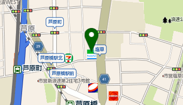 ゆうちょ銀行 大阪支店 ファミリーマート浪速塩草店内出張所(ATM)の地図画像