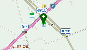 ゆうちょ銀行 大阪支店 ファミリーマート泉南幡代店内出張所(ATM)の地図画像