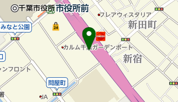 ゆうちょ銀行 さいたま支店 ファミリーマート千葉みなと店内出張所(ATM)の地図画像