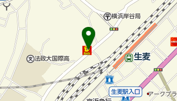 ゆうちょ銀行 さいたま支店 ファミリーマート生麦駅西口店内出張所(ATM)の地図画像