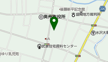 ゆうちょ銀行 仙台支店 ファミリーマート奥州水沢大手町店内出張所(ATM)の地図画像