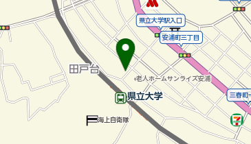 ゆうちょ銀行 さいたま支店 ファミリーマート県立大学駅前店内出張所(ATM)の地図画像