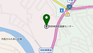 ゆうちょ銀行 大阪支店 ファミリーマート奈良県西和医療センター店内出張所(ATM)の地図画像