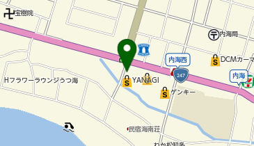 ゆうちょ銀行 名古屋支店 ファミリーマート内海店内出張所(ATM)の地図画像
