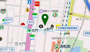 ゆうちょ銀行 本店 ファミリーマート浜松町駅北口店内出張所(ATM)の地図画像