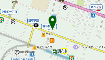 ゆうちょ銀行 本店 ファミリーマート調布天神通り店内出張所(ATM)の地図画像