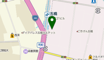 ゆうちょ銀行 仙台支店 ファミリーマート東北学院大学五橋キャンパス店内出張所(ATM)の地図画像