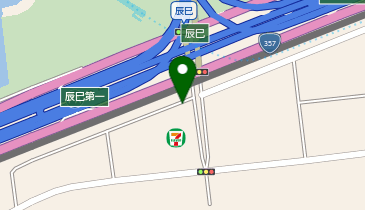 ゆうちょ銀行 本店 ファミリーマート辰巳三丁目店内出張所(ATM)の地図画像